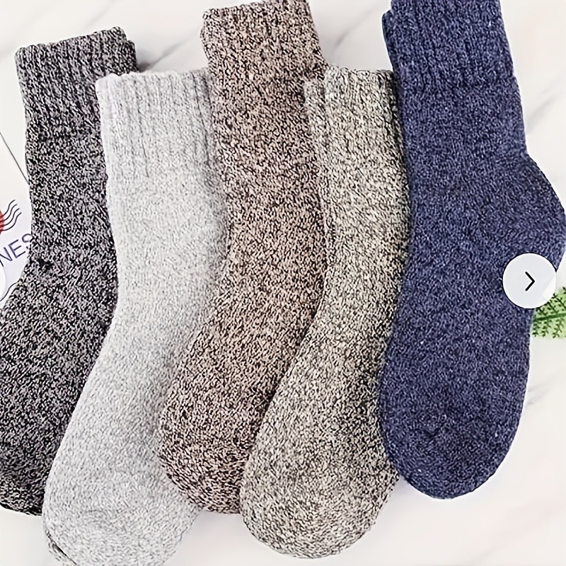 5pcs Men's Thick Warm Socks 5  - đánh giá và giá Thermal Sock Winter