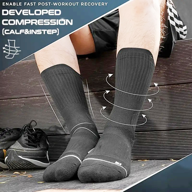 1/5 Pair Men Towel Bottom Bask - đánh giá và giá Athletic Sock Cushion