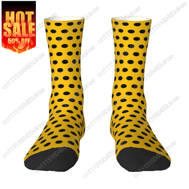 Luxury Yellow And Black Polka  - đánh giá và giá Dress Sock Men